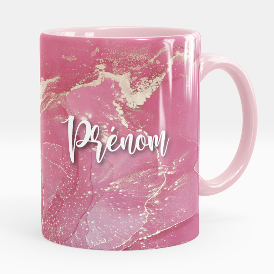 Taza personalizada - Efecto marmoleado