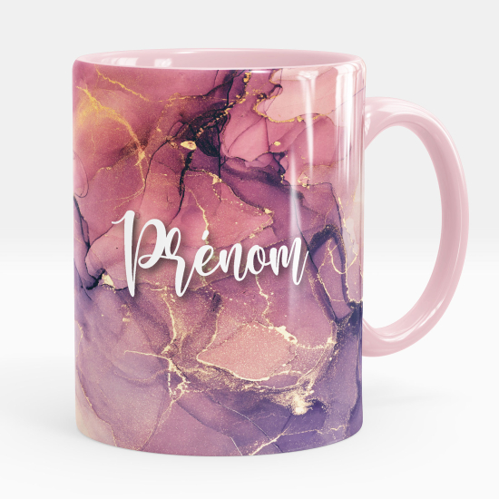 Taza personalizada - Efecto marmoleado