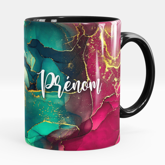Taza personalizada - Efecto marmoleado