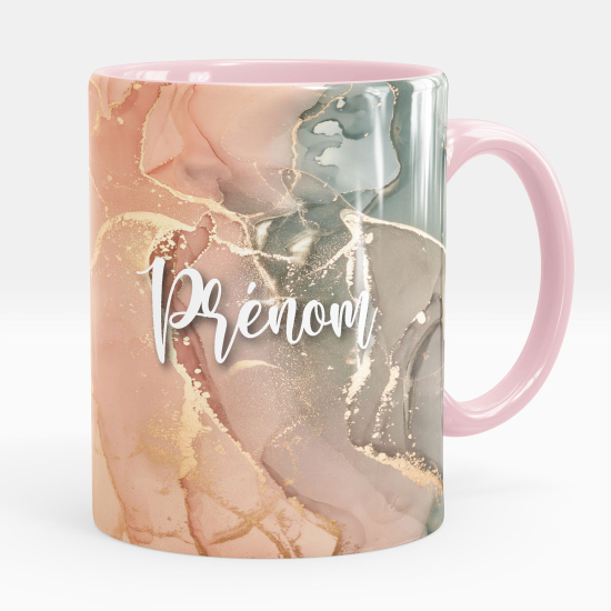 Taza personalizada - Efecto marmoleado