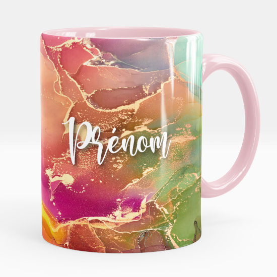 Taza personalizada - Efecto marmoleado