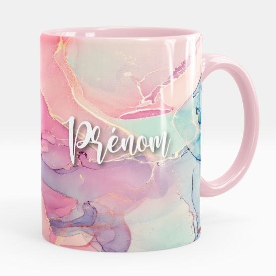 Taza personalizada - Efecto marmoleado