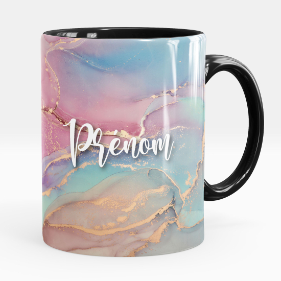Taza personalizada - Efecto marmoleado