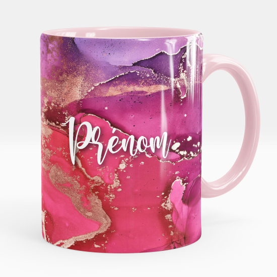 Taza personalizada - Efecto marmoleado