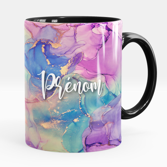 Taza personalizada - Efecto marmoleado