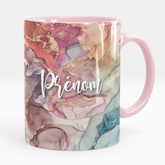 Taza personalizada - Efecto marmoleado