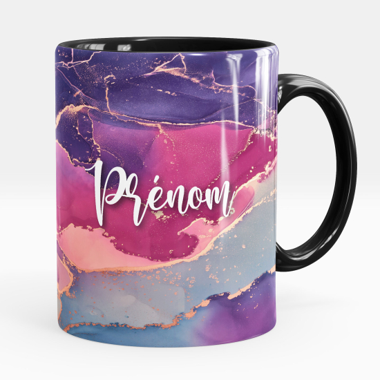 Taza personalizada - Efecto marmoleado