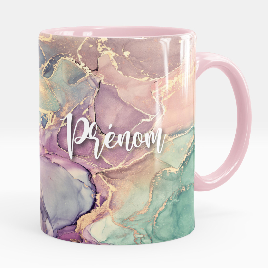 Taza personalizada - Efecto marmoleado
