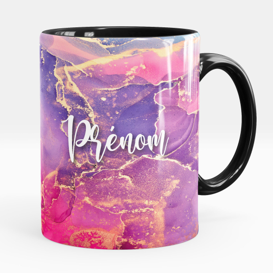 Taza personalizada - Efecto marmoleado