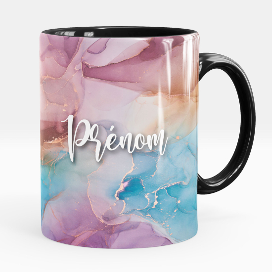 Taza personalizada - Efecto marmoleado