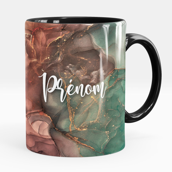 Taza personalizada - Efecto marmoleado