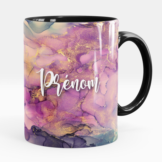 Taza personalizada - Efecto marmoleado