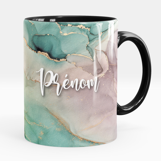Taza personalizada - Efecto marmoleado