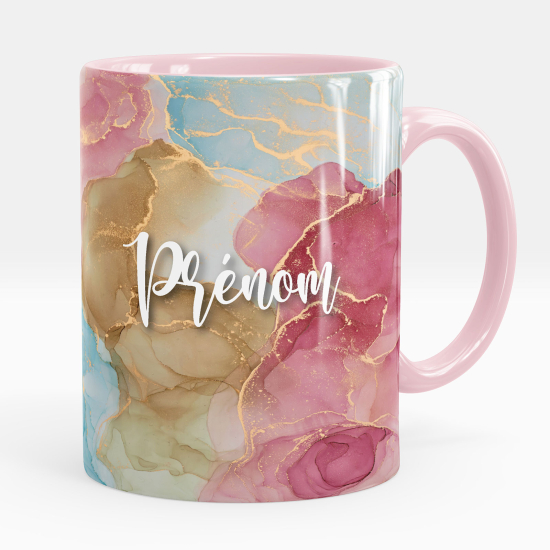 Taza personalizada - Efecto marmoleado