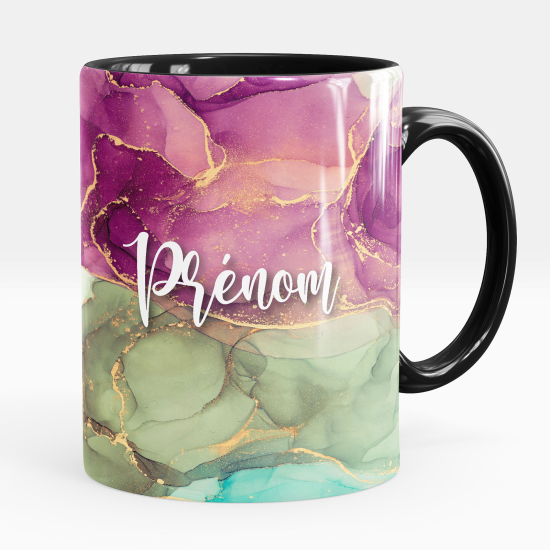 Taza personalizada - Efecto marmoleado