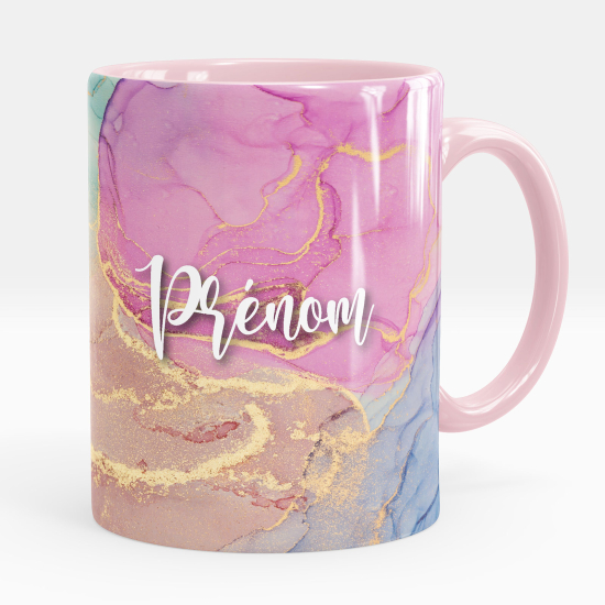 Taza personalizada - Efecto marmoleado