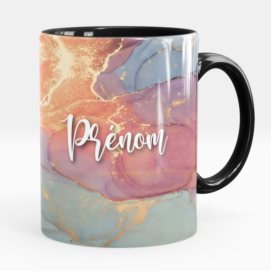 Taza personalizada - Efecto marmoleado