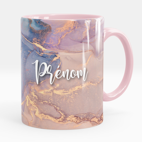 Taza personalizada - Efecto marmoleado