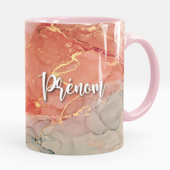 Taza personalizada - Efecto marmoleado