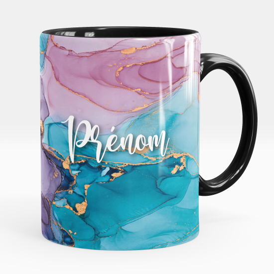Taza personalizada - Efecto marmoleado