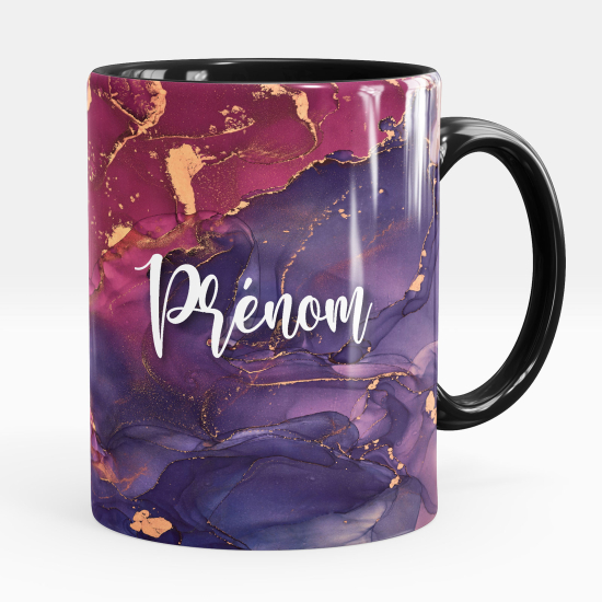 Taza personalizada - Efecto marmoleado