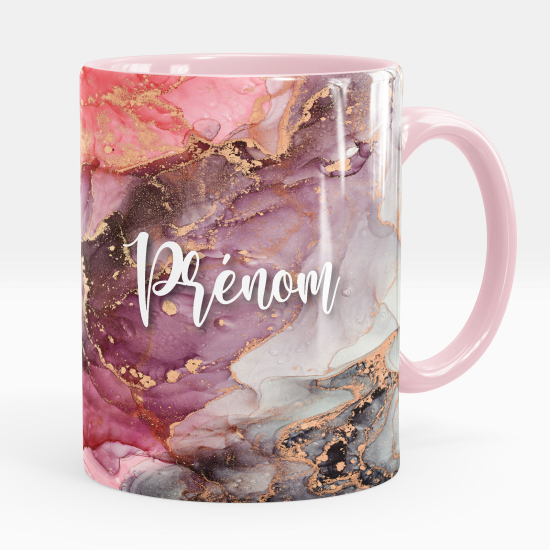 Taza personalizada - Efecto marmoleado