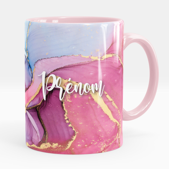 Taza personalizada - Efecto marmoleado