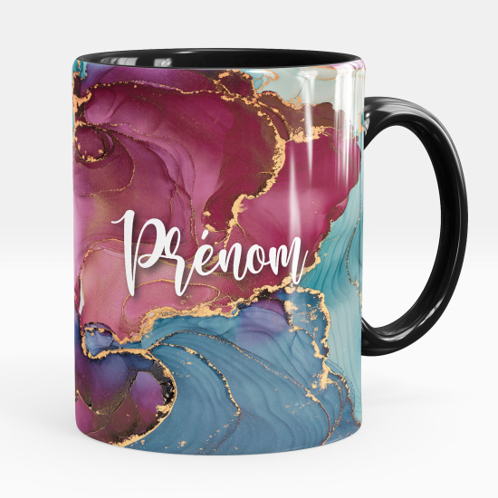 Taza personalizada - Efecto marmoleado