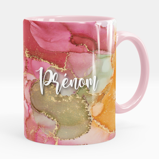 Taza personalizada - Efecto marmoleado