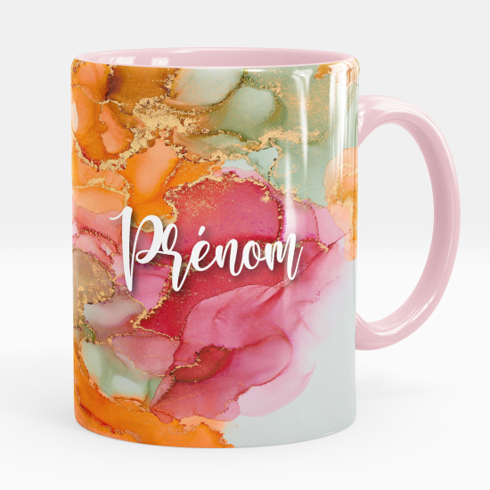 Taza personalizada - Efecto marmoleado