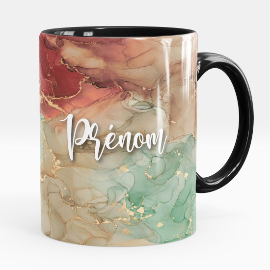 Taza personalizada - Efecto marmoleado