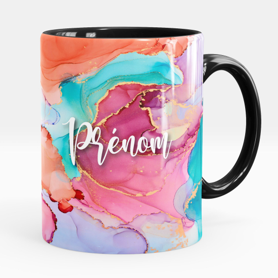 Taza personalizada - Efecto marmoleado