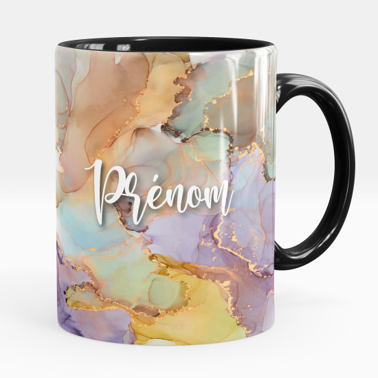 Taza personalizada - Efecto marmoleado