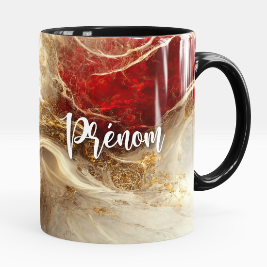 Taza personalizada - Efecto marmoleado