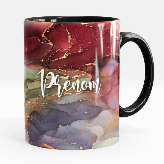 Taza personalizada - Efecto marmoleado