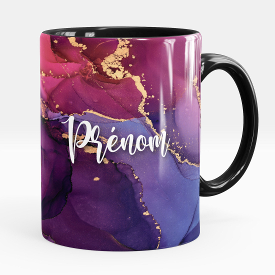 Taza personalizada - Efecto marmoleado