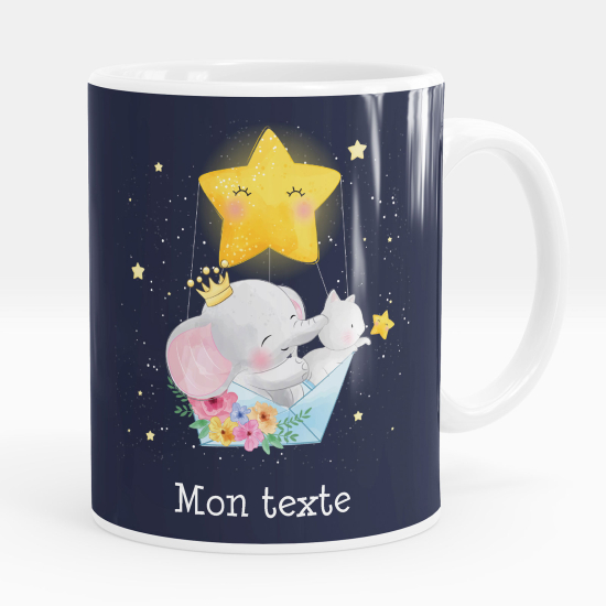 Taza personalizada - Elefante estrella