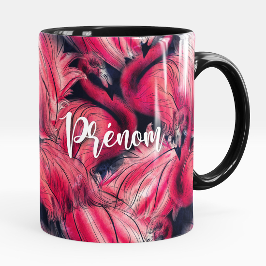 Taza personalizada - Flamenco rosa