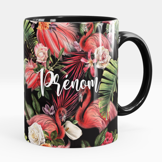 Taza personalizada - Flamenco rosa