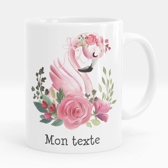 Taza personalizada - Flamenco rosa