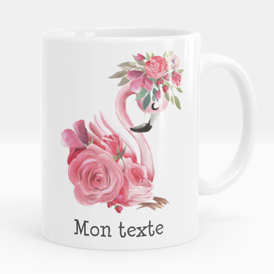 Taza personalizada - Flamenco rosa