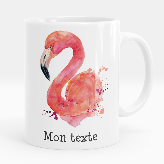 Taza personalizada - Flamenco rosa