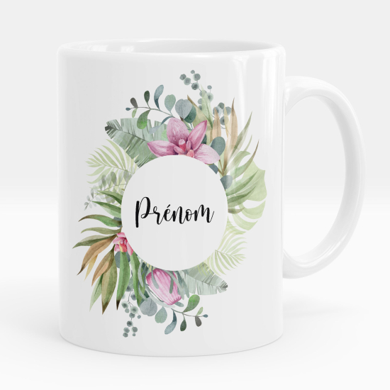 Taza personalizada - Flores