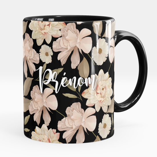 Taza personalizada - Flores