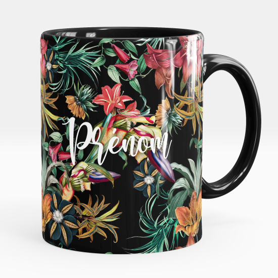 Taza personalizada - Flores