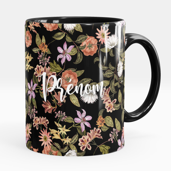 Taza personalizada - Flores