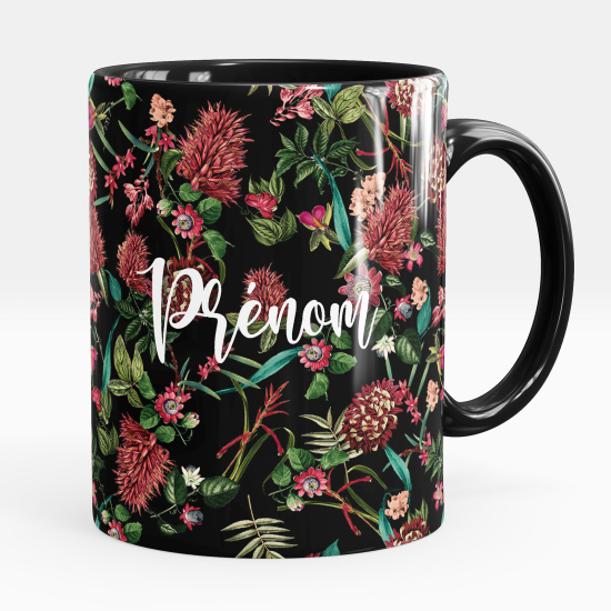 Taza personalizada - Flores