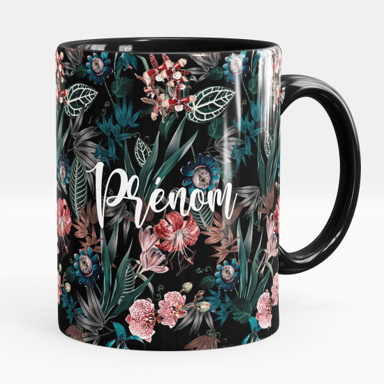 Taza personalizada - Flores