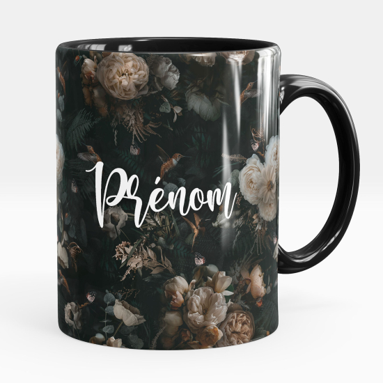 Taza personalizada - Flores