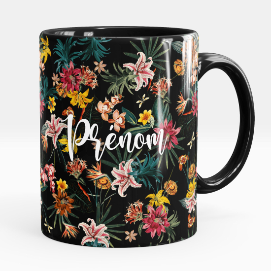 Taza personalizada - Flores